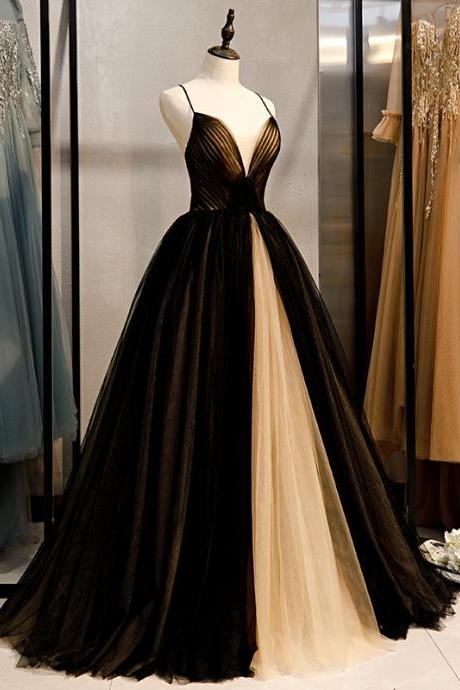 Banquet Evening Dress Long Skirt Women 2021 Black Look Thin Annual Party Temperament Birthday Dress